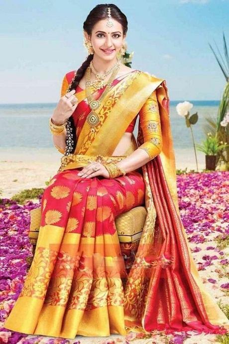 Attractive Rich Golden And Red Colored Hand Weaving SOUTH CLUTURE SY 1132