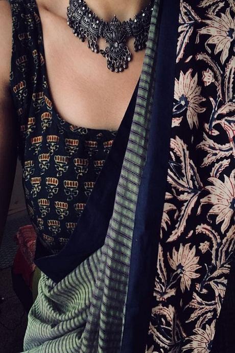 Amazing Black And Beige Color Handloom Soft Cotton SOUTH CLUTUREs SY 912