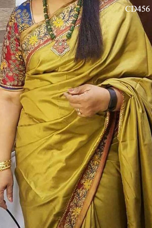 Amazing Yellow Color Designer Soft Silk Shining Saree SY 1069