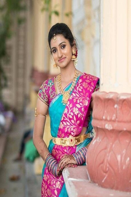 Evergreen Firozi N Rani Color Soft Silk Jacquard Sarees SY 1267