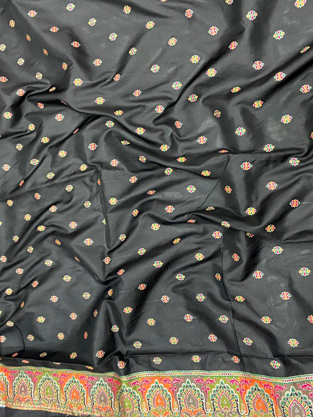 Festival Wear Black Color Kanjivaram Silk Saree