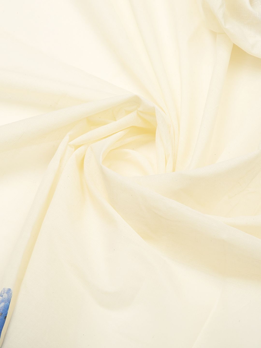 Festival Wear Off-White Color Cotton Silk Saree