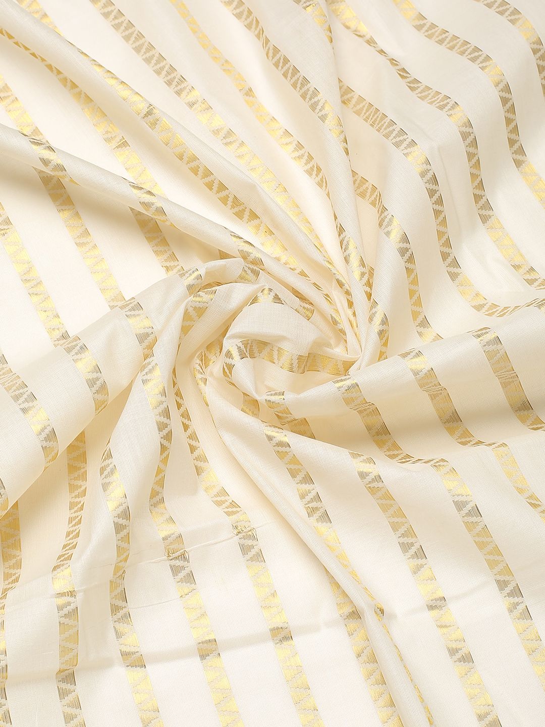 Festival Wear Off-White Color Cotton Soft Silk Saree