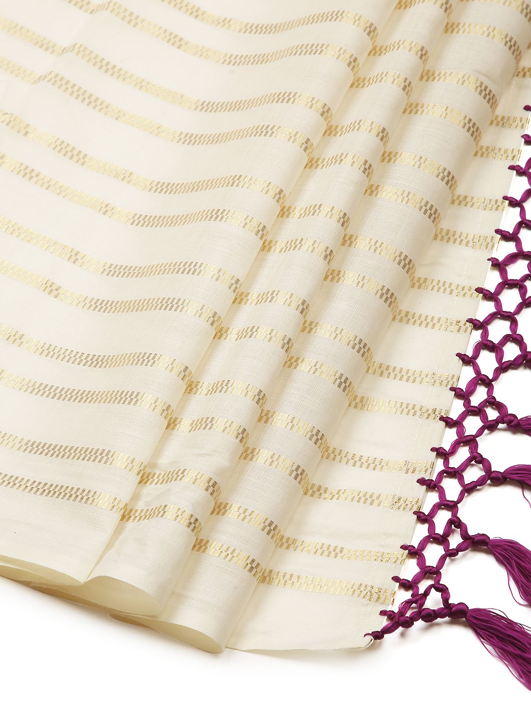 Festival Wear Off-White Color Cotton Soft Silk Saree