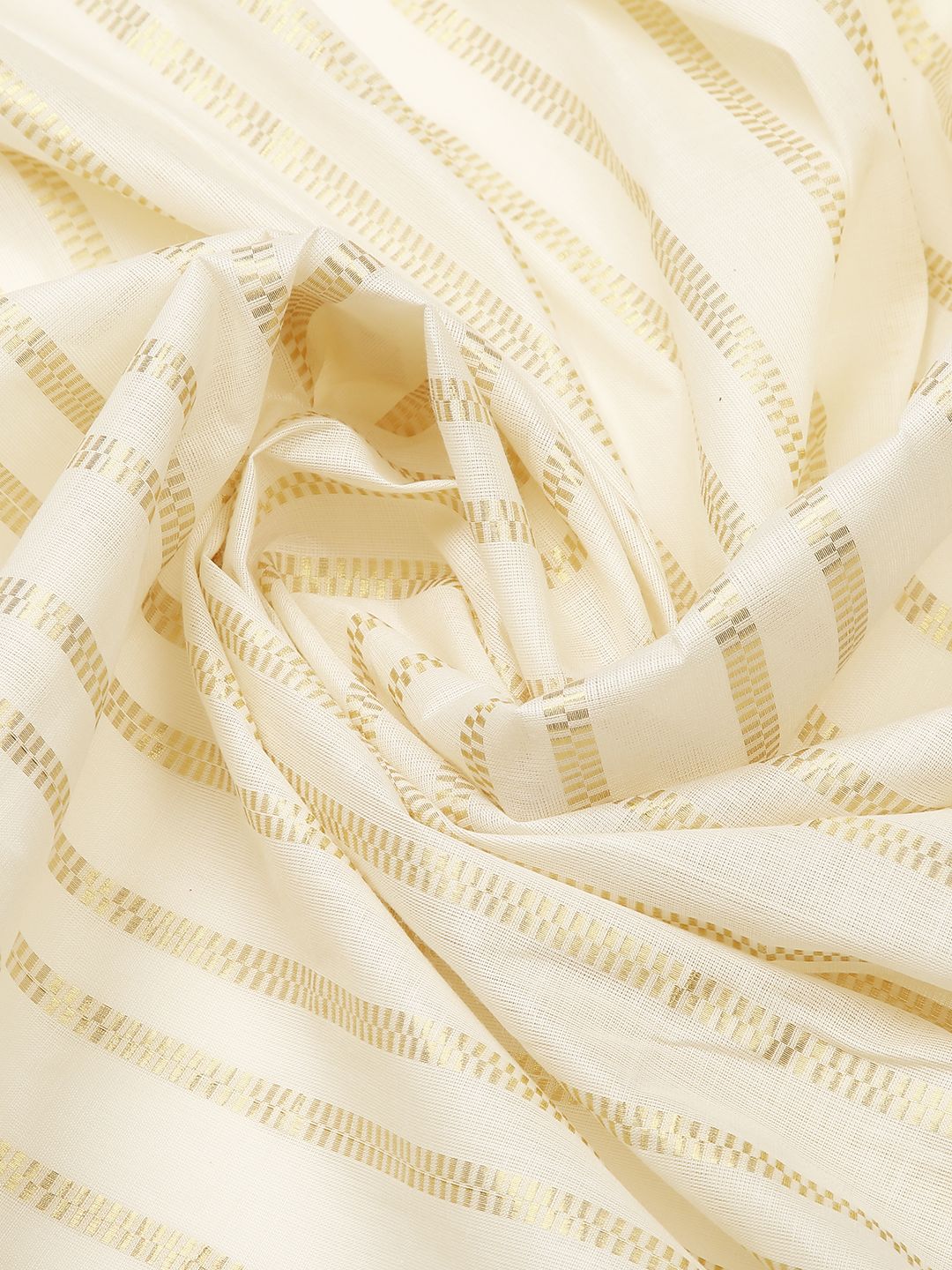 Festival Wear Off-White Color Cotton Soft Silk Saree