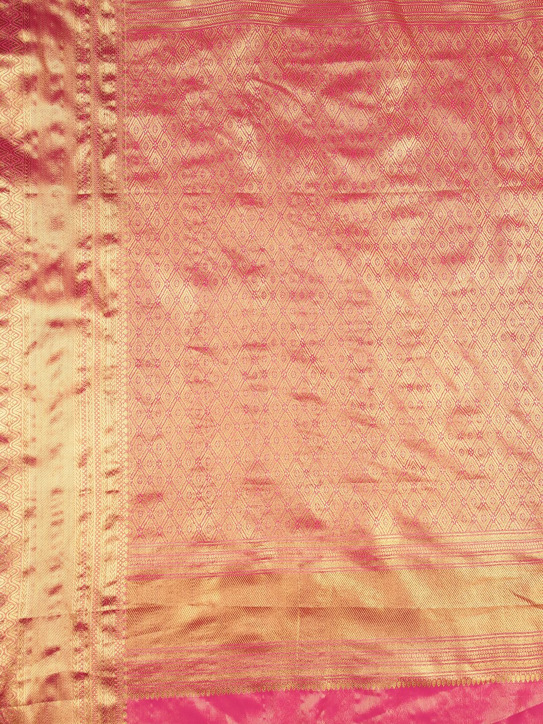 Festival Wear Pink Color Tissue Silk Saree