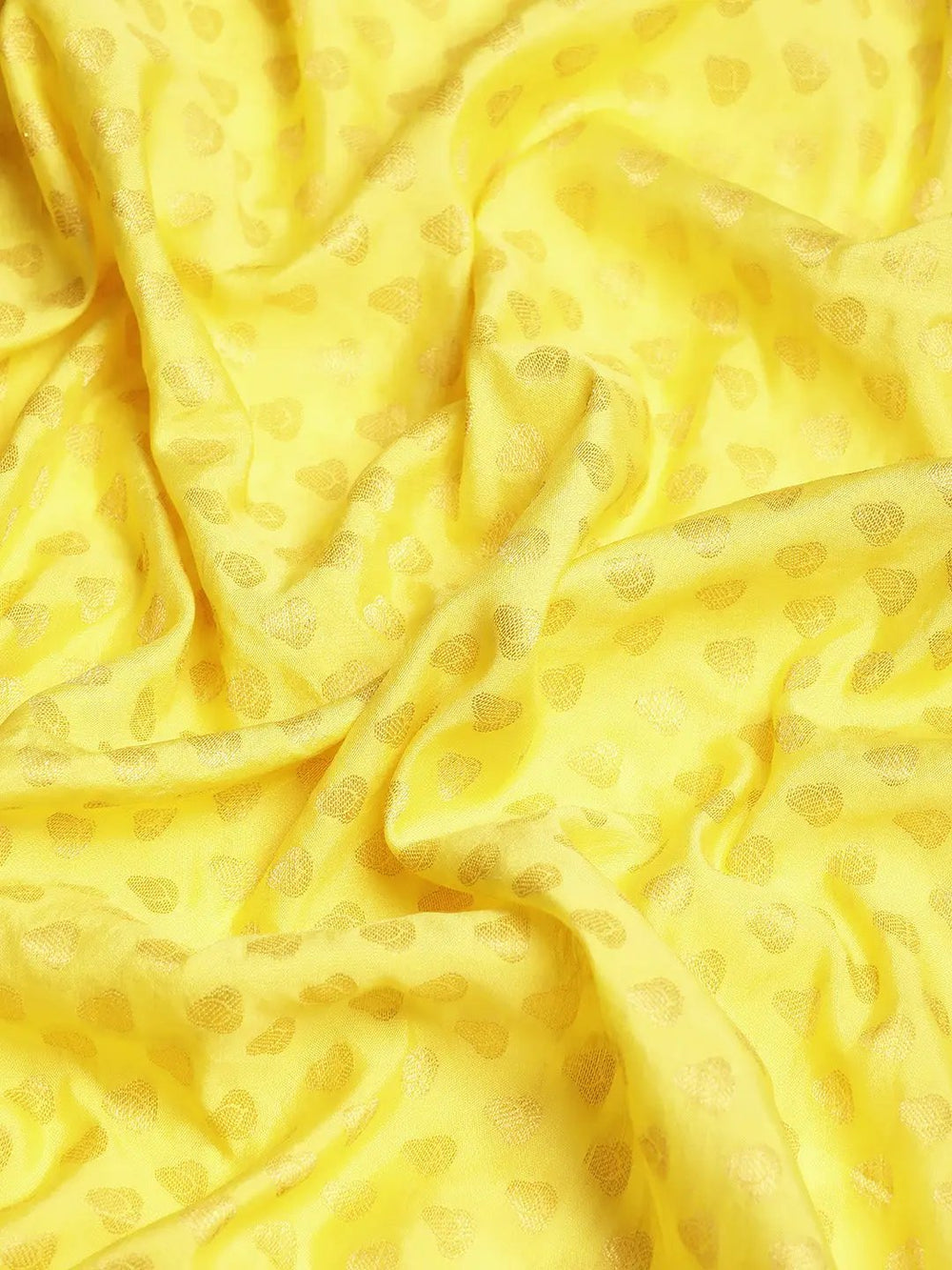 Festival Wear Yellow Color Banarasi Saree