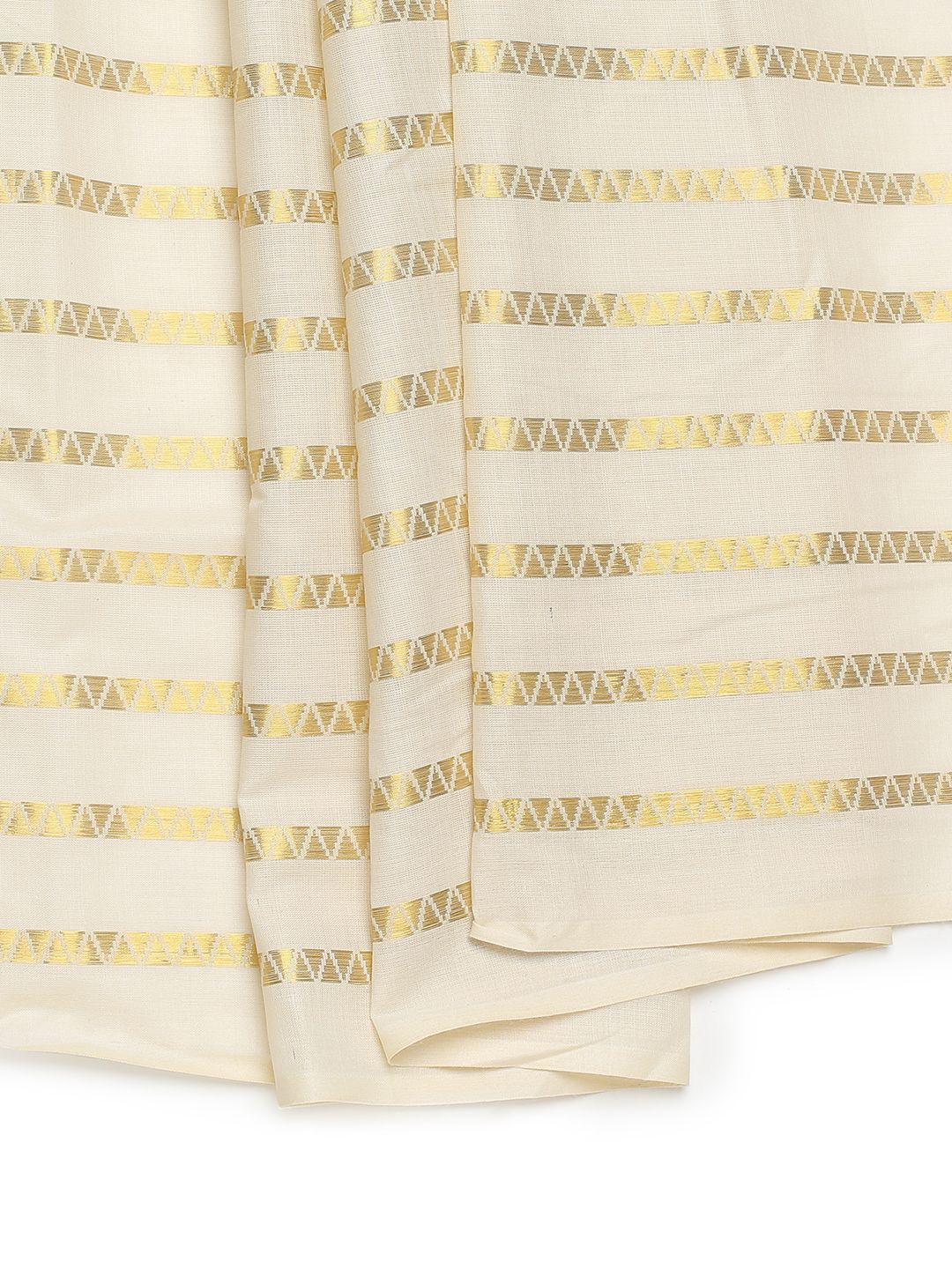 Party Wear Off-White Color Cotton Soft Silk Saree