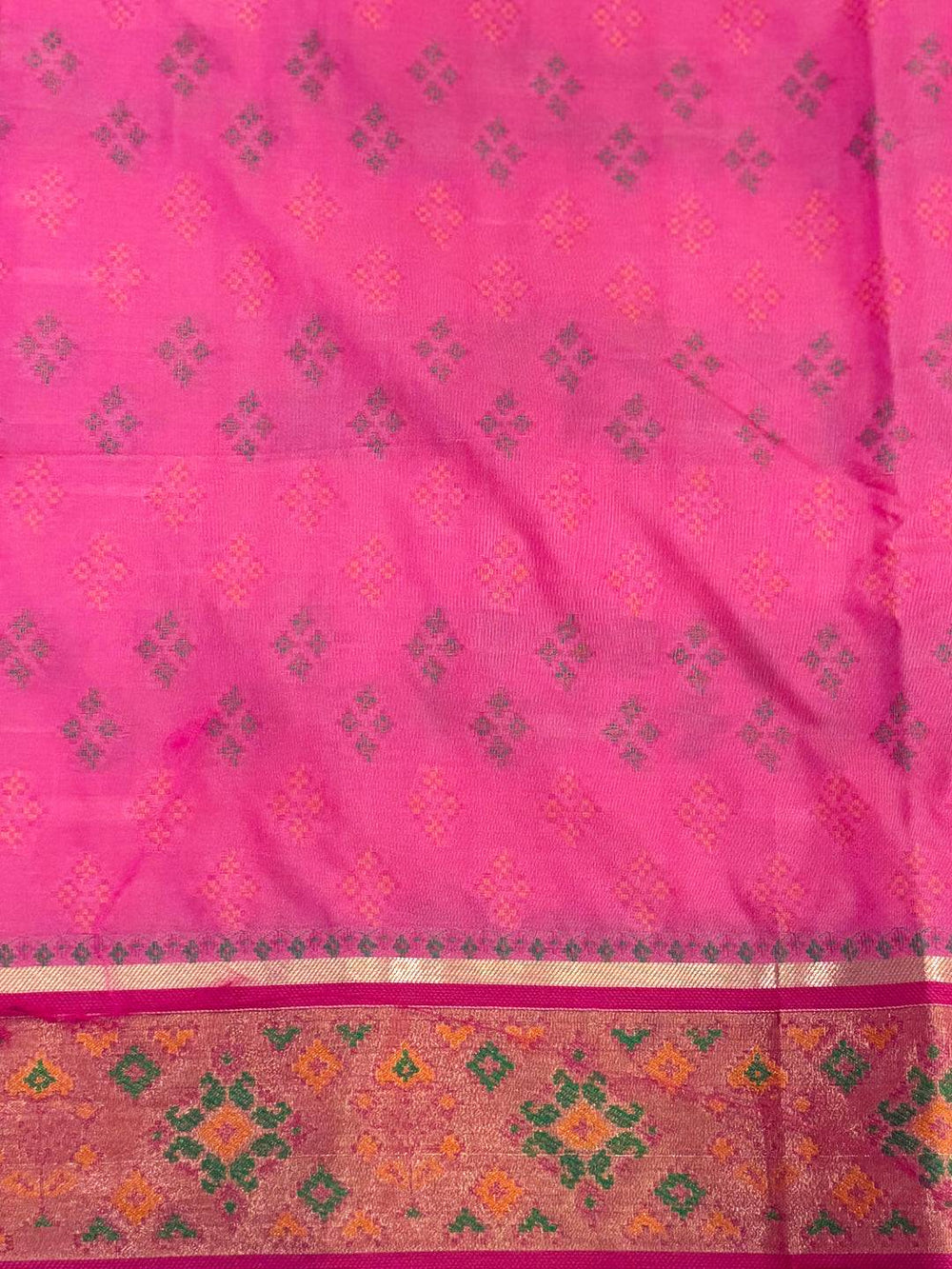 Party Wear White Color Patola Soft Silk Saree