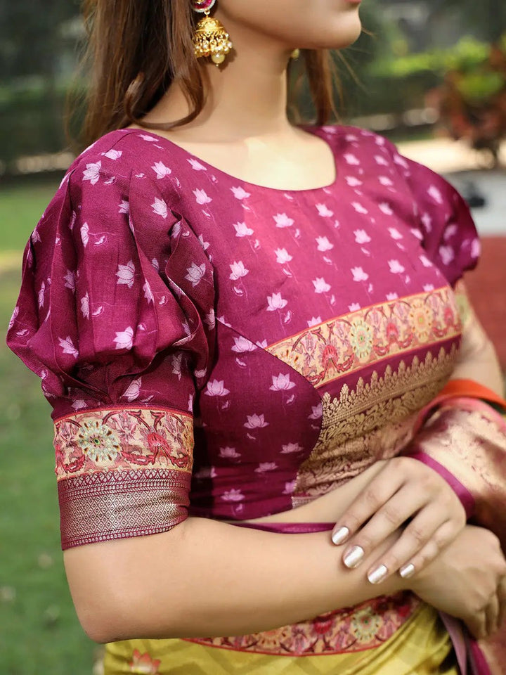 Wedding Wear Light Green Color Kanjivaram Silk Saree