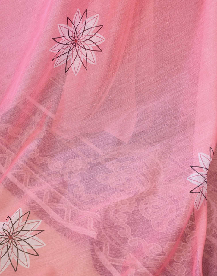 Wedding Wear Pink Color Chanderi Silk Saree