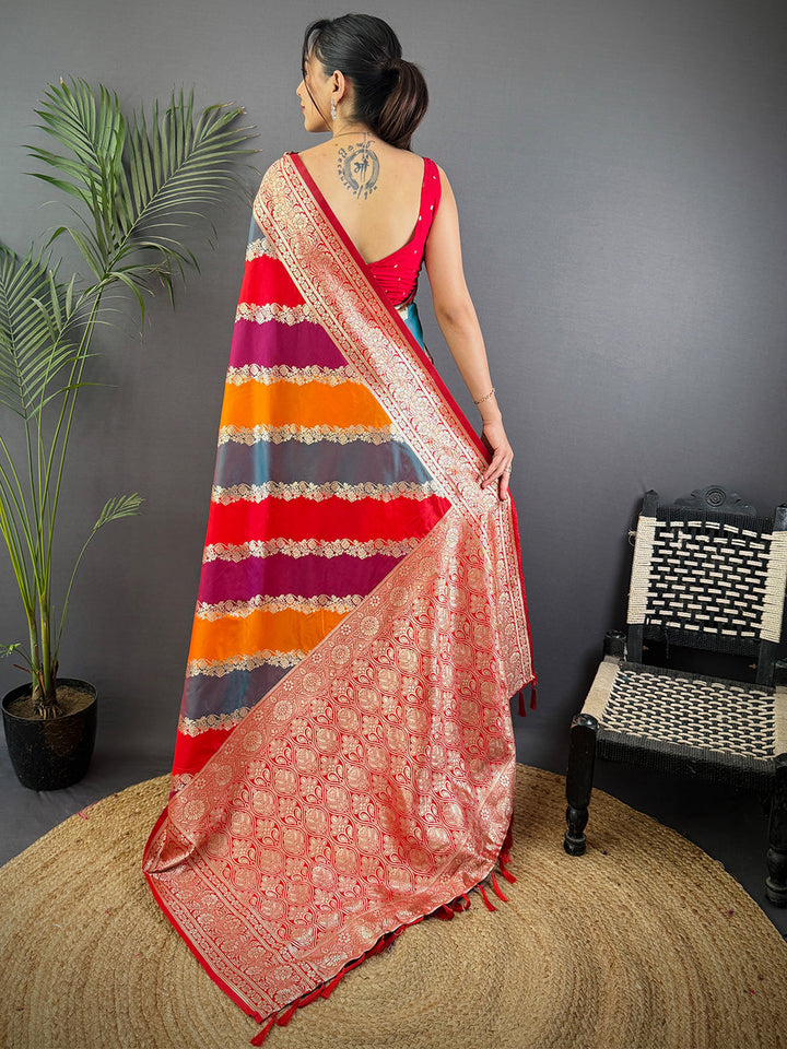 Wedding Wear Radiant Color Banarasi Silk Saree