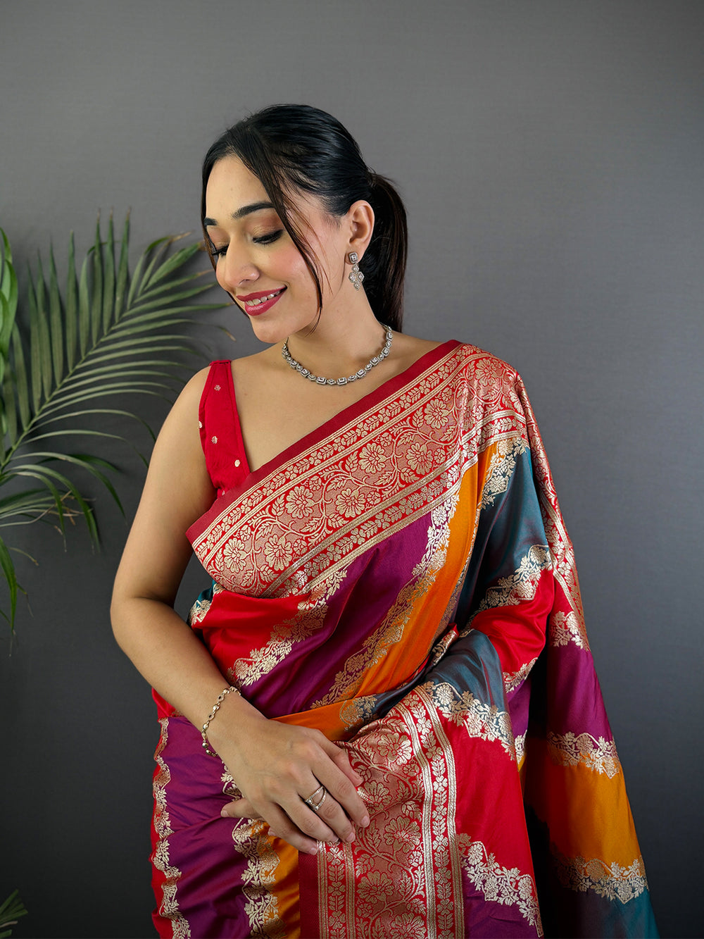 Wedding Wear Radiant Color Banarasi Silk Saree