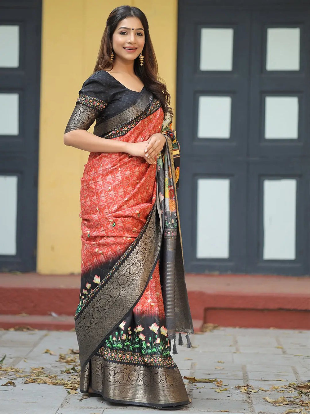 Wedding Wear Red Color Kanjivaram Soft Silk Saree