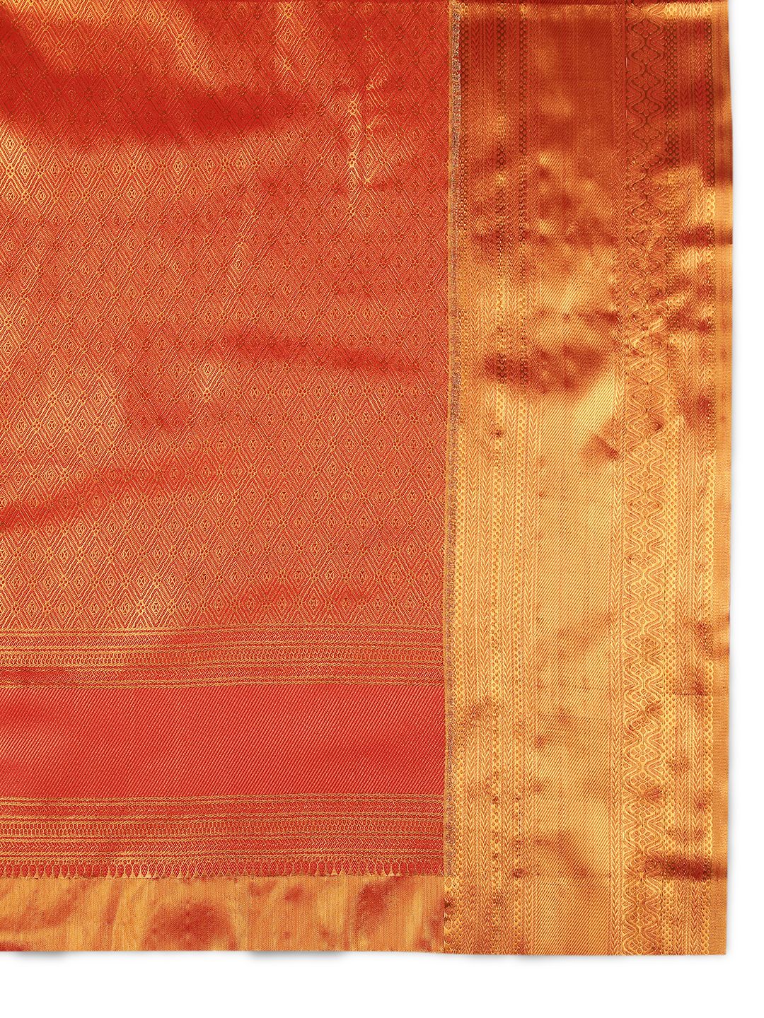 Wedding Wear Red Color Tissue Silk Saree