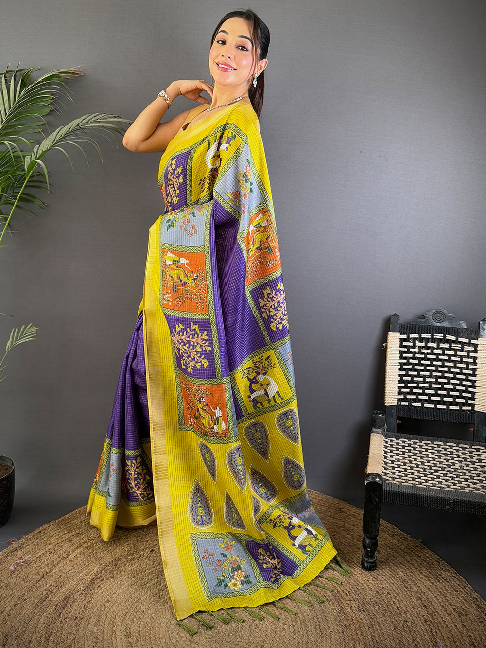 Wedding Wear Royal Blue Color Kanjivaram Silk Saree